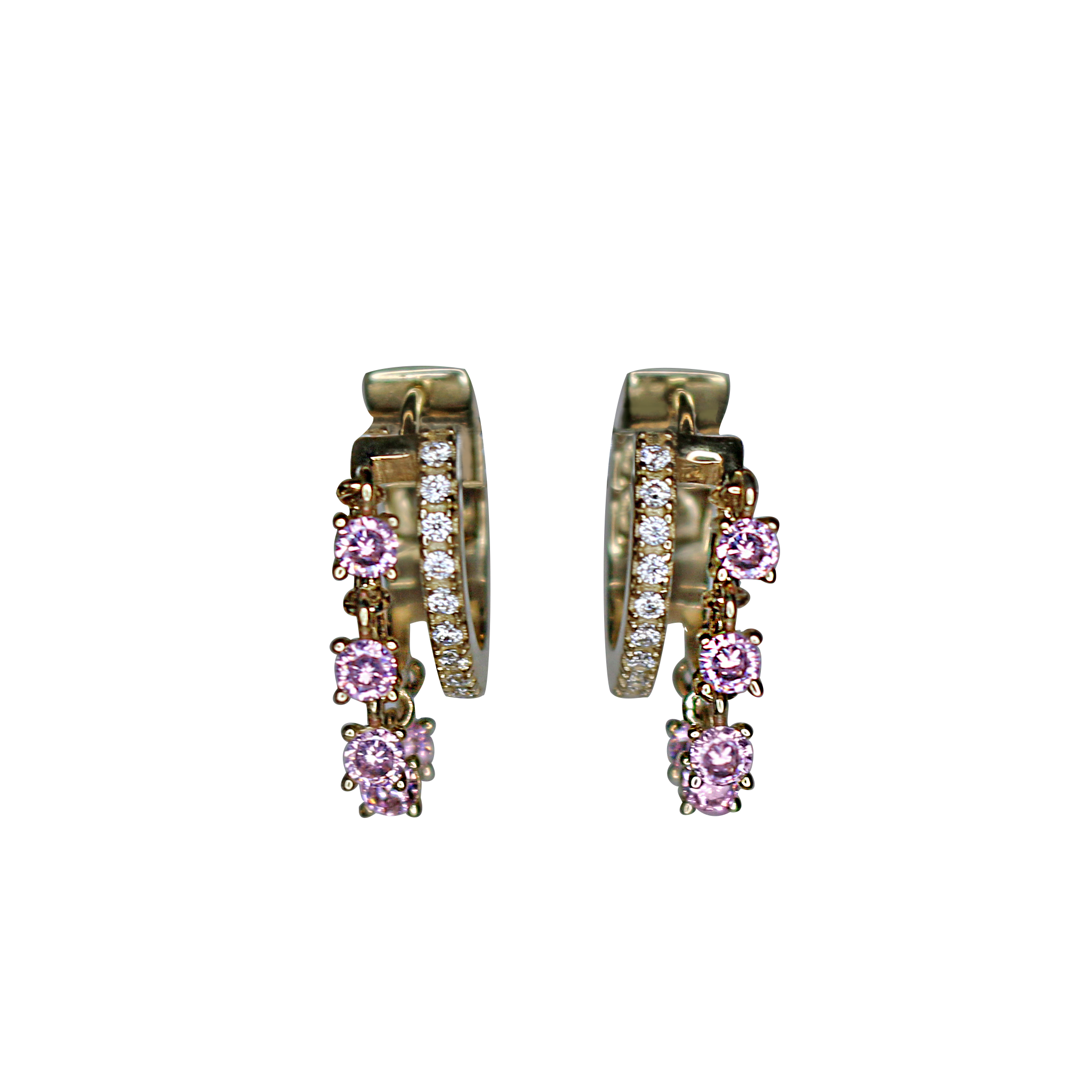 Vanessa Earring - Pink - ARI GISELLE FINE JEWELS