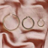 Delilah hoops Large 14k Gold Filled
